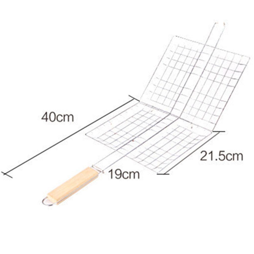 Vĩ nướng BBQ tay cầm gỗ
