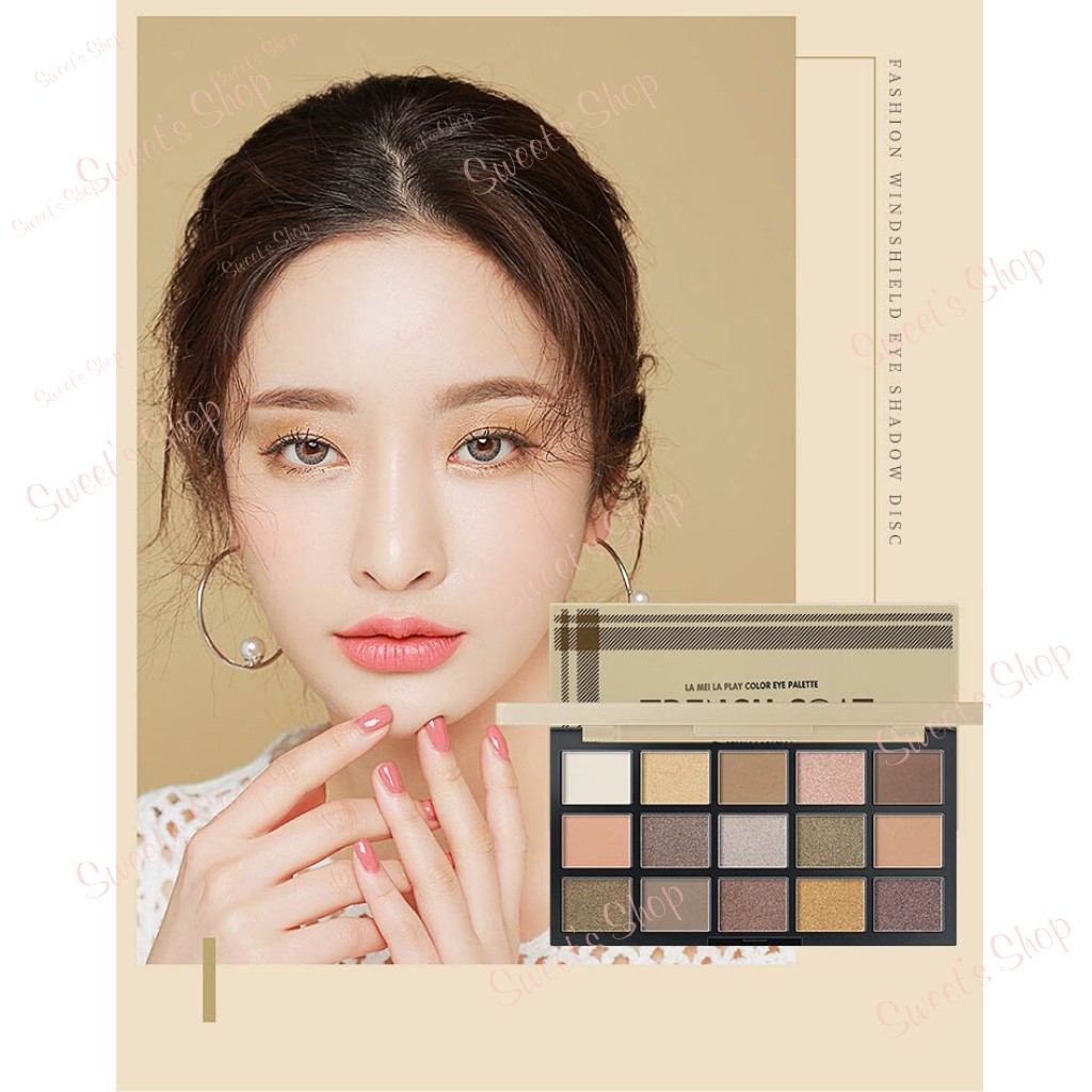 Bảng Phấn Mắt💖FREESHIP💖Bảng Phấn Mắt Lameila Lingeria 15 Ô Siêu Mịn Hàng Nội Địa Trung | BigBuy360 - bigbuy360.vn