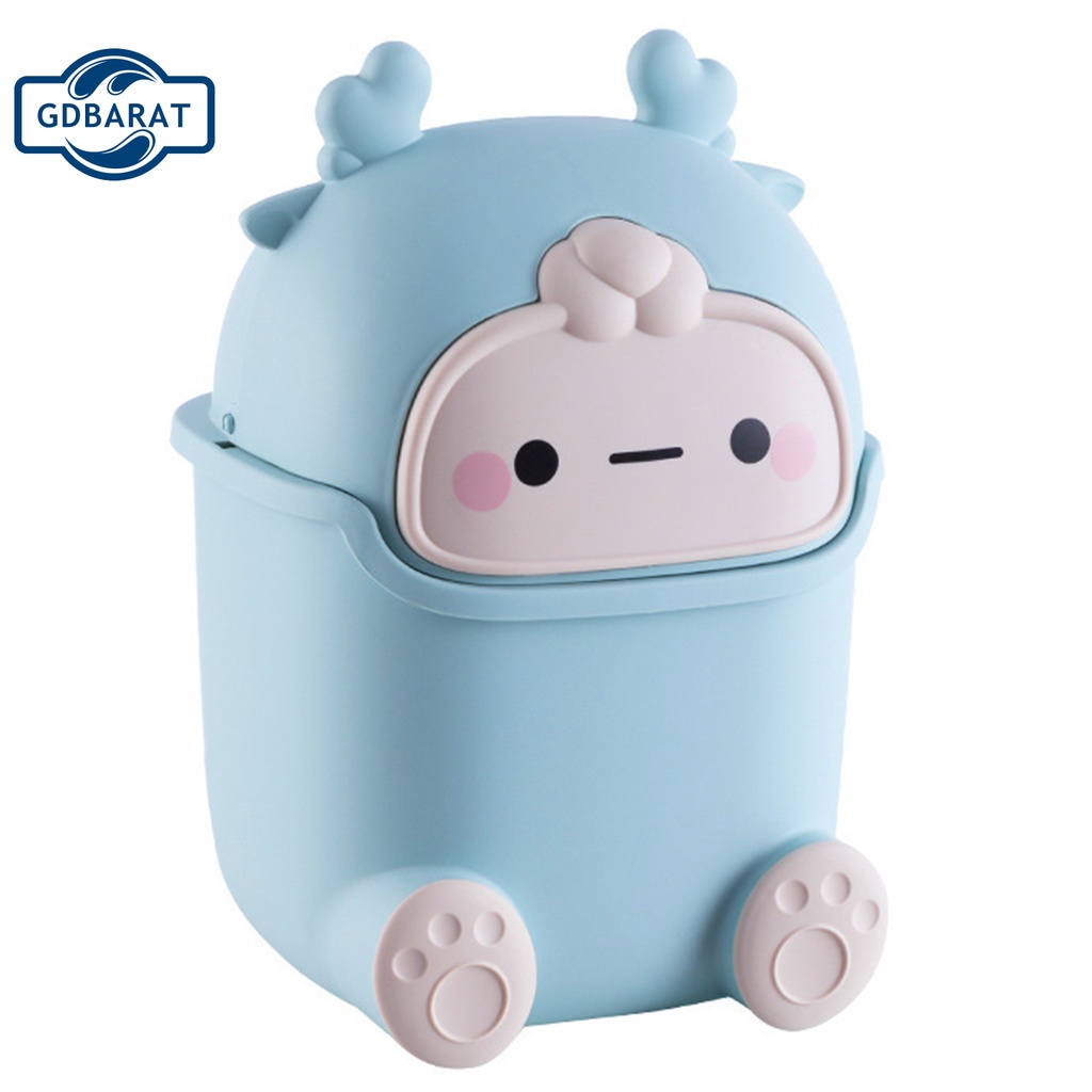 Thùng rác để bàn đa năng không mùi họa tiết mặt cười vui nhộn