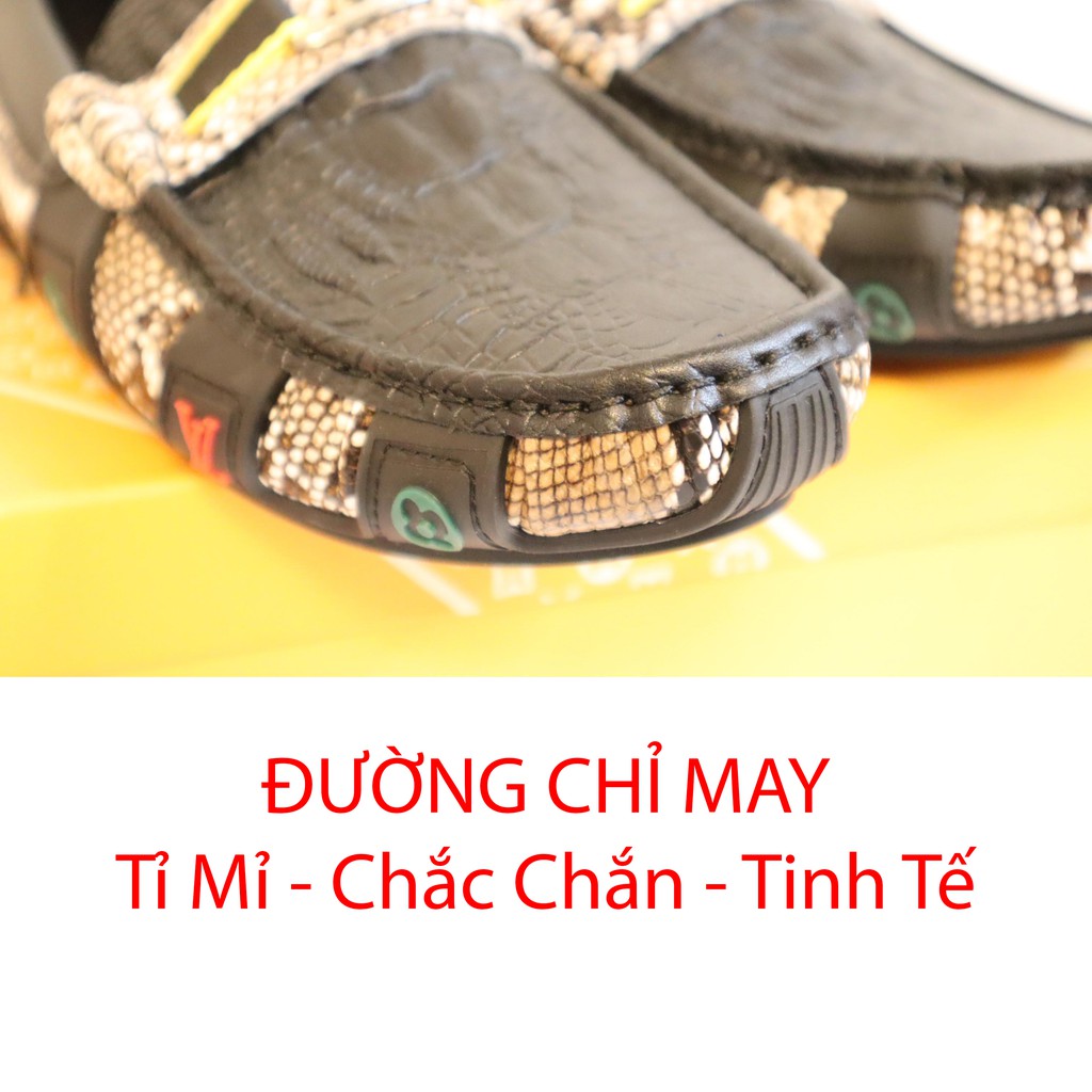 [GIÁ GỐC] GIÀY LƯỜI NAM LV Da Bò 100% Cực Phong Cách - Bắt Mắt - Đế Cao Su Cực Êm Chân - Dells Store | WebRaoVat - webraovat.net.vn