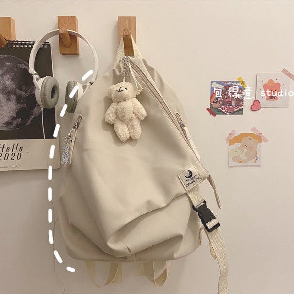 Ba Lô Đi Học Đơn Giản Phong Cách Harajuku Nhật Bản Cho Nữ
