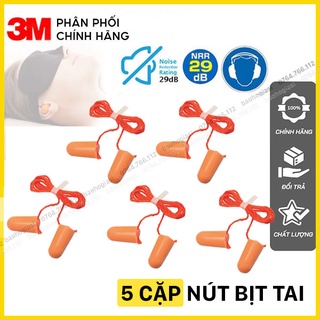 [COMBO] 5 cặp nút tai giảm ồn 3M 1110 (có dây)