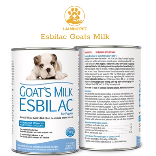 Sữa Bột & Sữa Nước ESBILAC GOATS MILK NGUYÊN CHẤT USA - LAI NHỰ PET