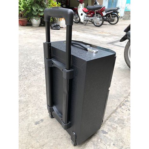 Loa kéo karaoke SN-108 kèm 1 micro không dây thùng gỗ