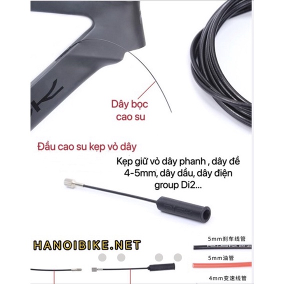 Bộ dụng cụ luồn dây âm trong khung cho xe đạp thể thao Risk sử dụng nam châm, dây dẫn