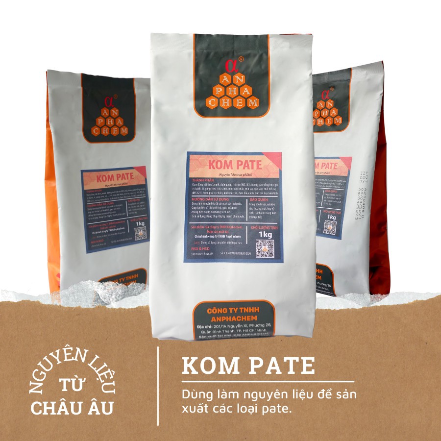 Bộ gia vị Kom Pate - Nguyên liệu đặc trưng cho Pate cực ngon