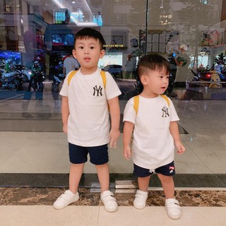 Áo thun trẻ em NY 100% Cotton, an toàn cho bé, mềm mại, thoáng mát, co giãn 4 chiều, thấm hút mồ hôi cực tốt