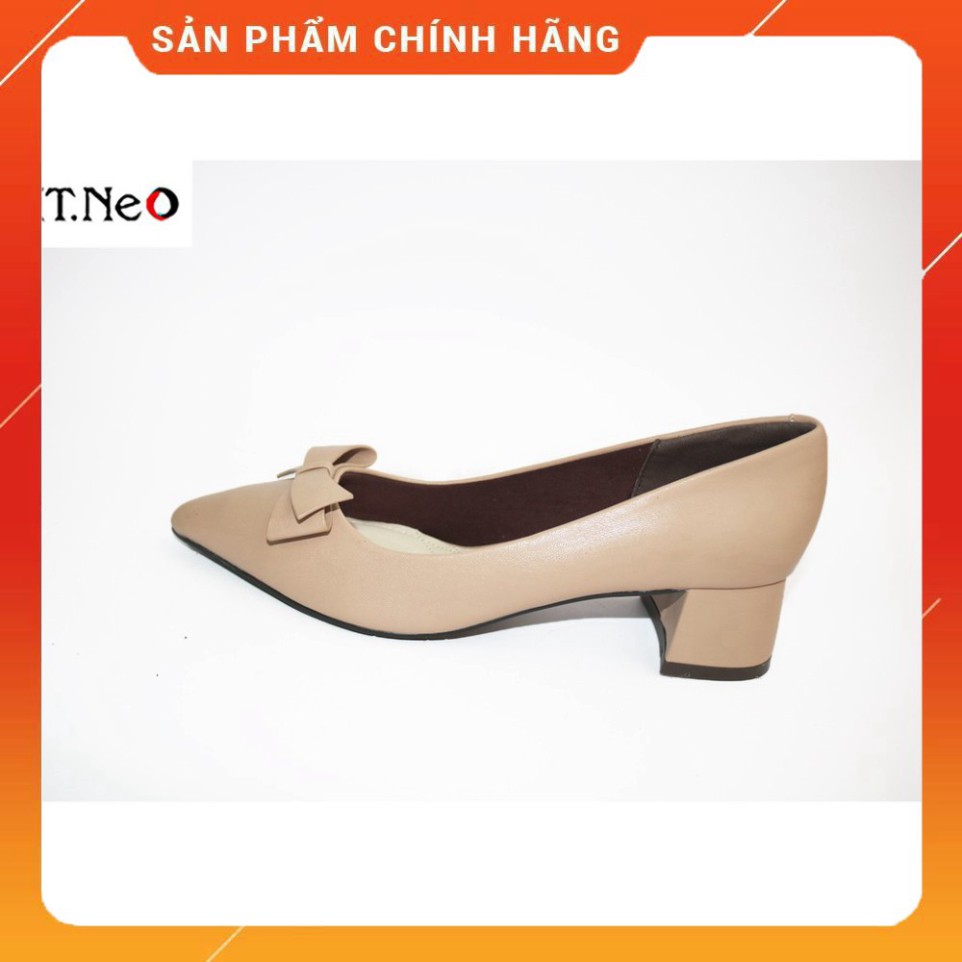 HOT giày công sở nữ 3p gót vuông cực xinh siêu êm chân (cs38-ke)