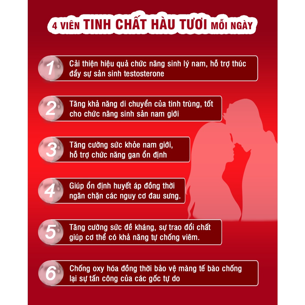 Hàu tươi Orihiro tăng cường sinh lý 120 viên
