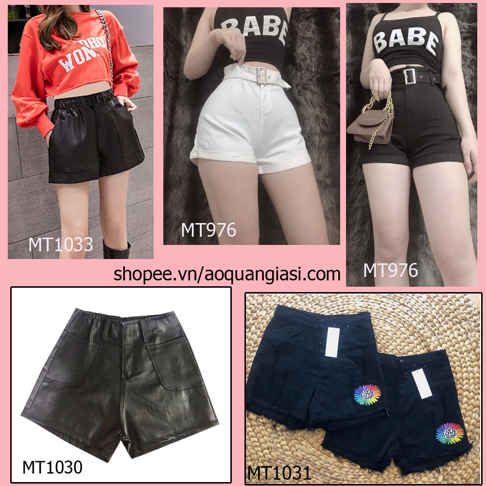QUẦN SHORT NỮ GIÁ SỐC aoquangiasi.com mt1033, mt976, mt1030, mt1031 size S,M,L