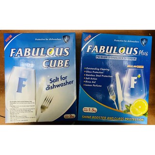 Combo bột rửa bát hữu cơ + muối rửa bát