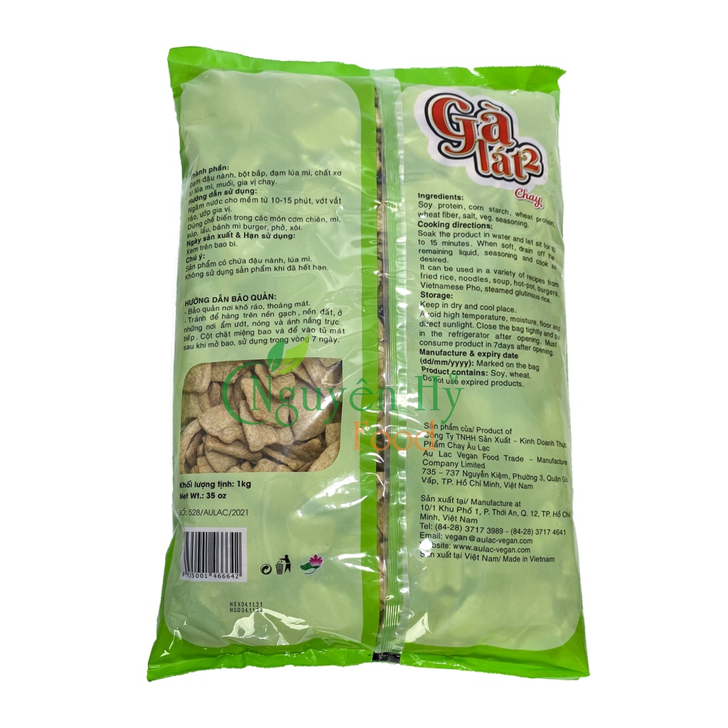 Gà Lát 2 Chay Âu Lạc - 100g / 1KG