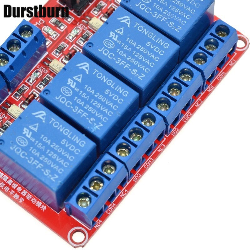 Mô Đun Rơ Le 4 Kênh 5V 12V 24V