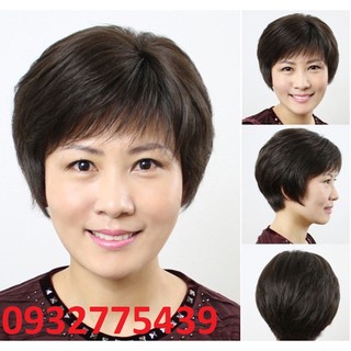 Tóc giả trung niên tơ nhật S170