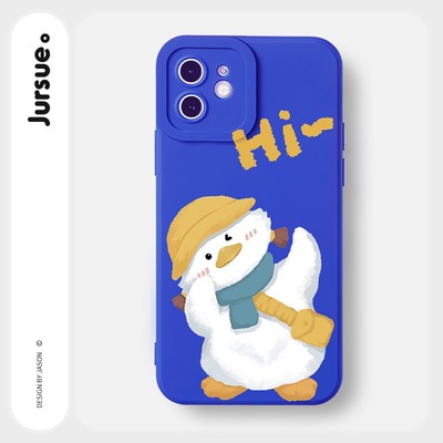 Ốp lưng JURSUE mềm hoạt hình dễ thương đẹp cho iPhone 17 16 15 14 13 12 11 Pro Max SE 2020 X XR XS 8 7 6S 6 Plus Y1854
