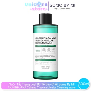 Nước Tẩy Trang Loại Bỏ Tế Bào Chết Some By Mi AHA-BHA-PHA Calming Truecica Micellar Cleansing Water 300ml