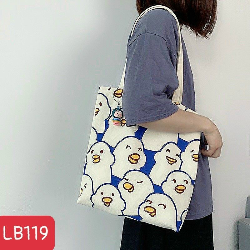 Túi Vải Canvas Sinh Viên Size Lớn