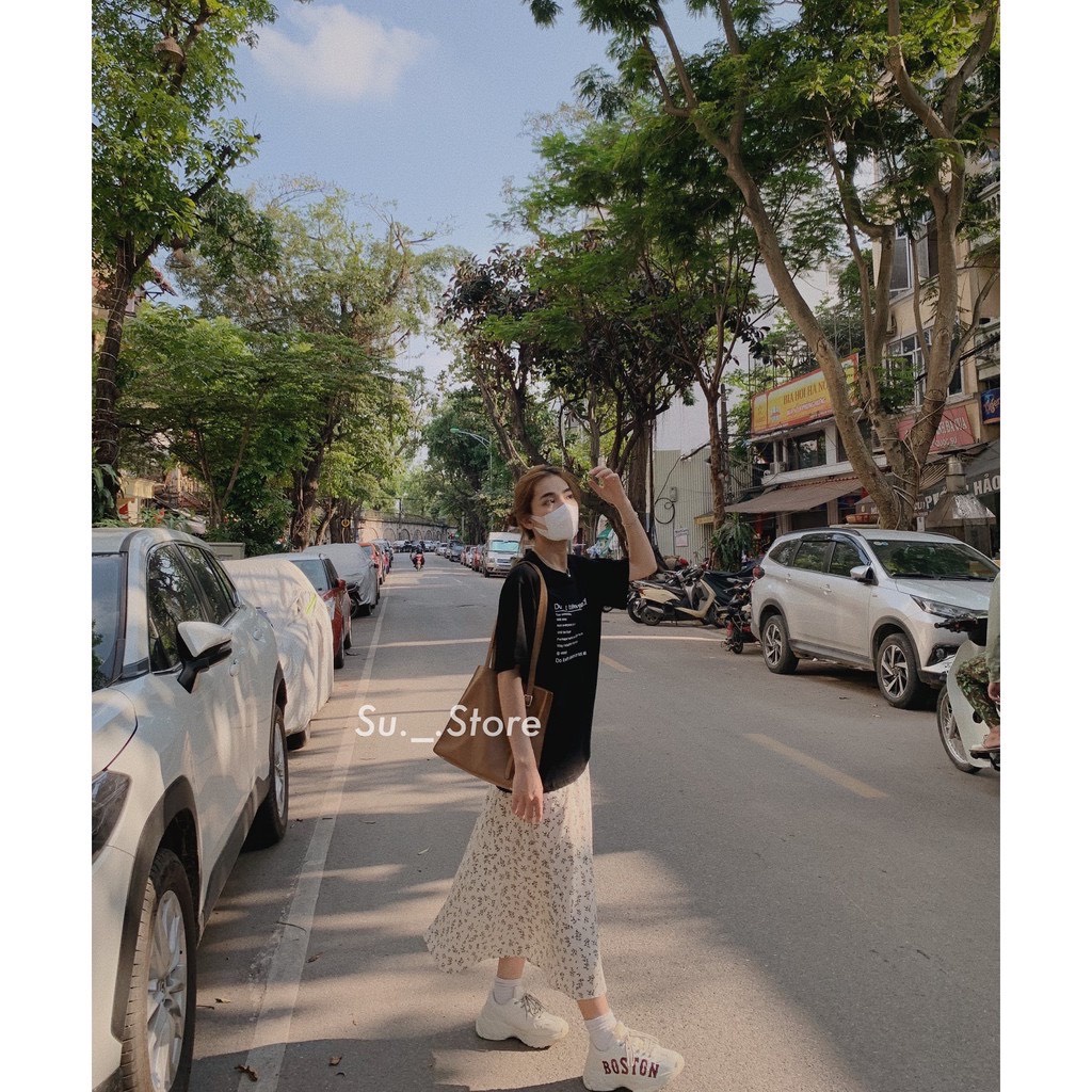 Váy hoa nhí siêu xinh cho bé gái từ 2-4 tuổi thời trang Banamo Fashion 5911