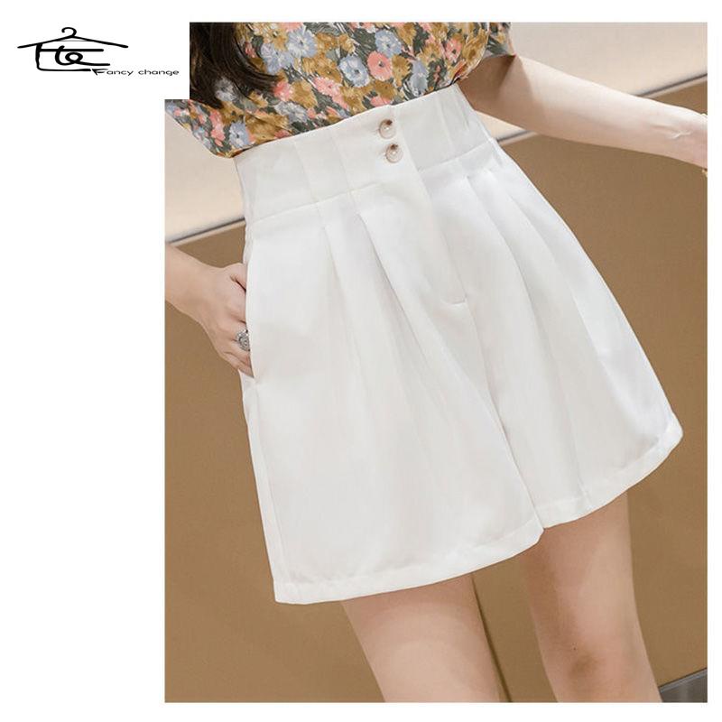 Quần Short Nữ Lưng Cao Dáng Chữ a Phong Cách Hàn Quốc