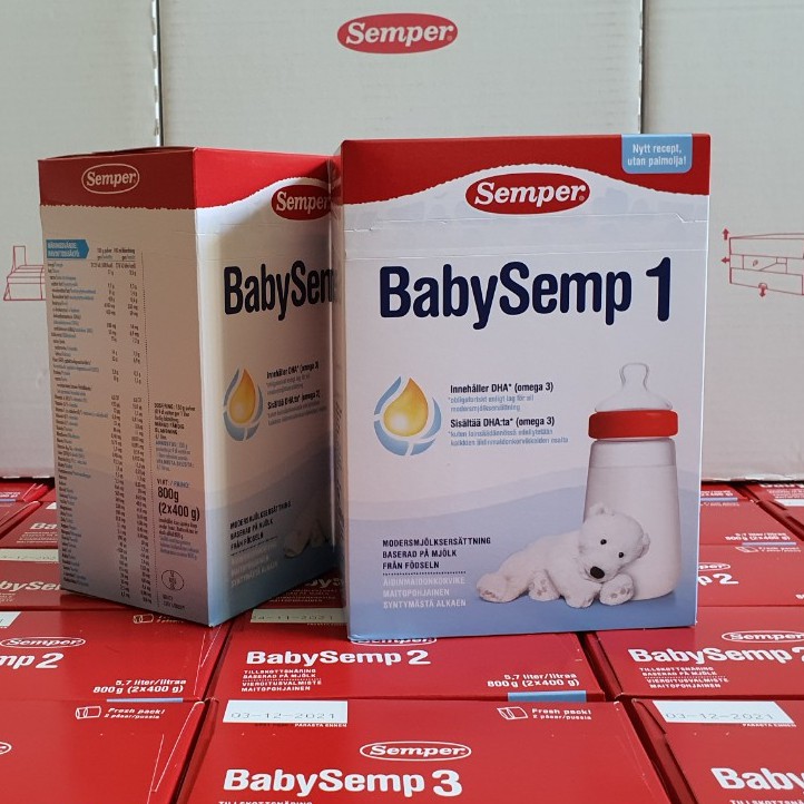 Sữa Semper BabySemp Thụy Điển số 1 - 800gr