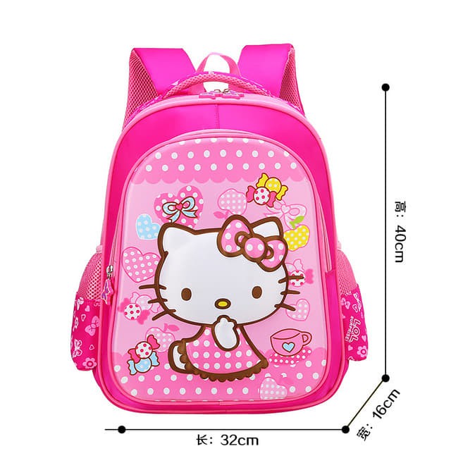 BA LÔ ĐI HỌC CHO BÉ- BA LÔ TRẺ EM HÌNH HELLO KITTY