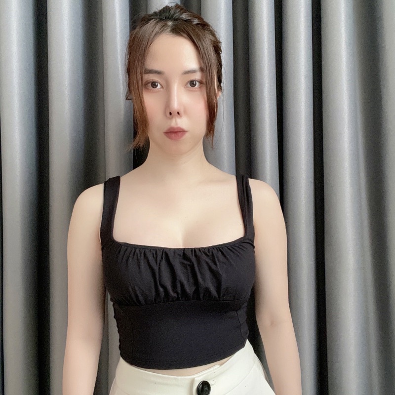 ÁO CROPTOP DÚN NGỰC WILFRED DƯ XỊN CHUẨN. ÁO THUN/ ÁO PHÔNG LỬNG THUN CO GIÃN TỐT VNXK XỊN CHUẨN ĐẸP RẺ
