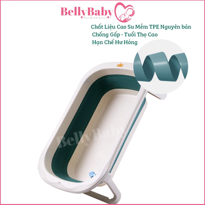 [SIZE TO] Chậu Tắm Gấp Gọn Belly Baby Thông Minh Cho Bé