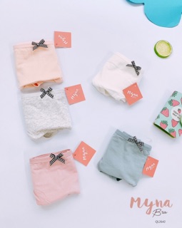 Quần cotton nơ kẻ: QL2642