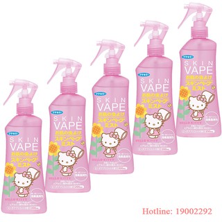 Combo 5 xịt muỗi Kitty 200ml Nhật Bản