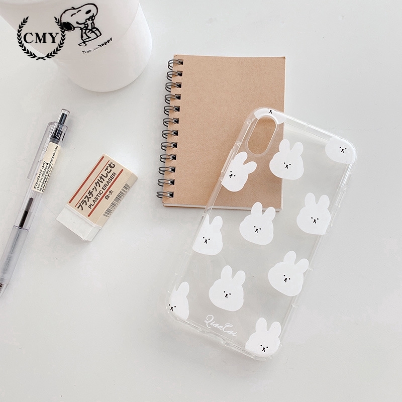 ốp iphone 11 Ốp lưng họa tiết chú thỏ cho iPhone11/11Pro 11pro Max X XR XS XS MAX 6 7 8 plus SE