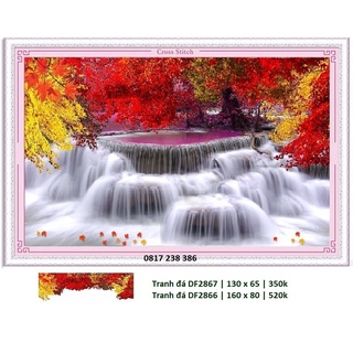 (TH) Tranh đính đá phong cảnh cỡ nhỏ