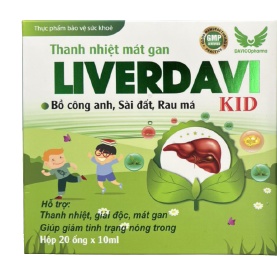 LIVERDAVI  Thanh Nhiệt Mát Gan Giảm Tình Trạng Nóng Trong Người