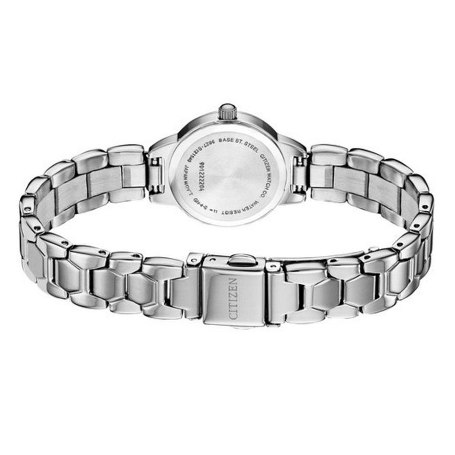 Đồng Hồ Nữ Citizen Đính Đá Swarovski Dây Thép Không Gỉ EZ7010-56L - Mặt Xanh
