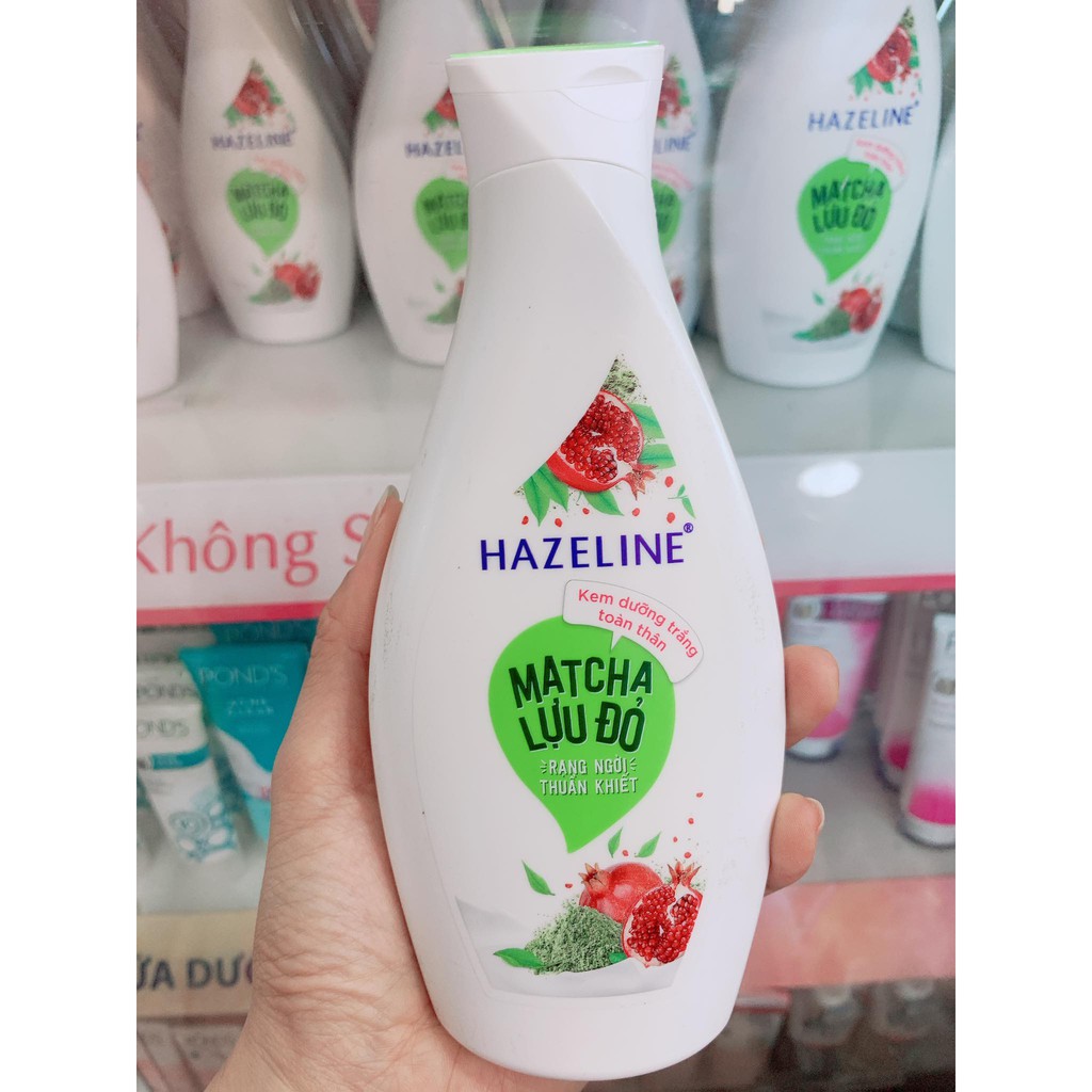 Sữa dưỡng thể dưỡng ẩm Hazeline Yến mạch và dâu tằm 230 ml và matcha lưu đỏ