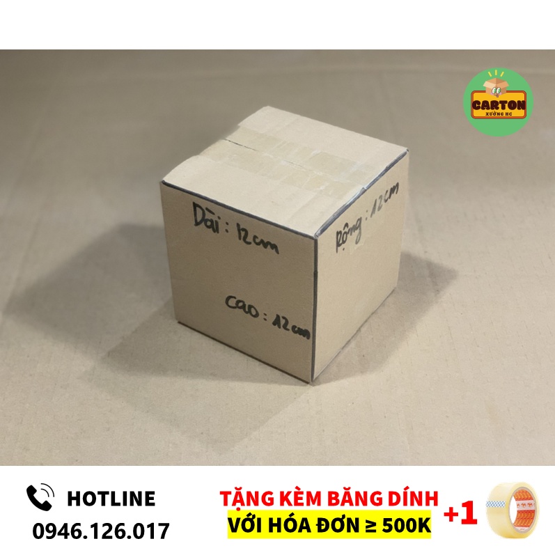 [SỈ/LẺ] (12x12x12) COMBO 20 Hộp Carton Giá Rẻ, Thùng Carton Đóng Hàng chỉ từ 599đ/h