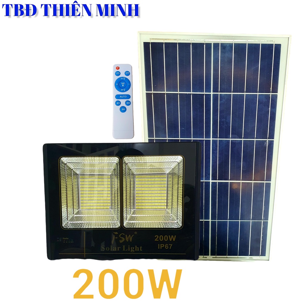 ĐÈN PHA NĂNG LƯỢNG MẶT TRỜI FSW 60W/120W/200W CAO CẤP