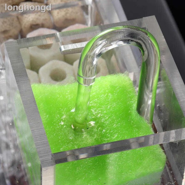 Ống acrylic chữ U cho sục khí ống nước bể cá S