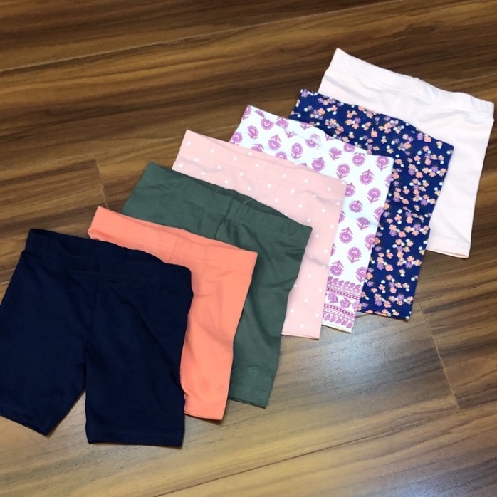 Quần Legging, Quần Đùi Thun Co Dãn Cho Bé Gái