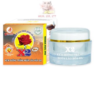 Kem dưỡng trắng da ngừa lão hóa X2 10 tác dụng