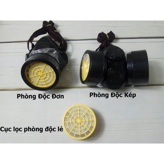 MẶT NẠ PHÒNG ĐỘC + CỤC LỌC DỰ PHÒNG