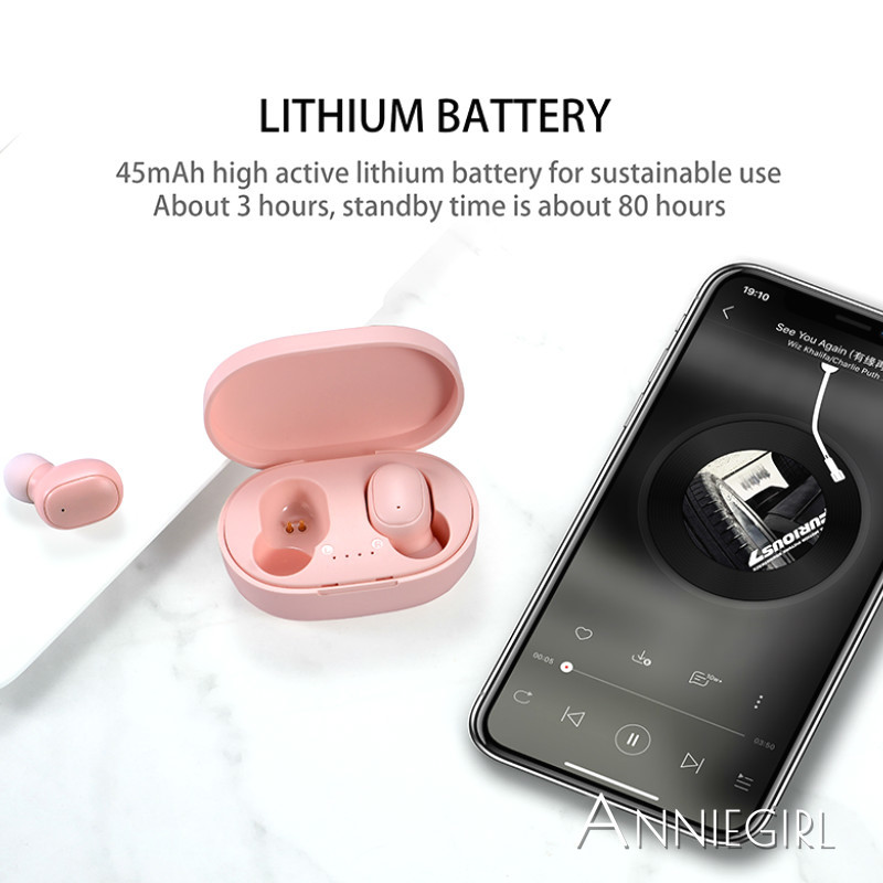 Tai nghe Bluetooth A6S Tws âm thanh sống động chất lượng cao nhỏ gọn tiện dụng