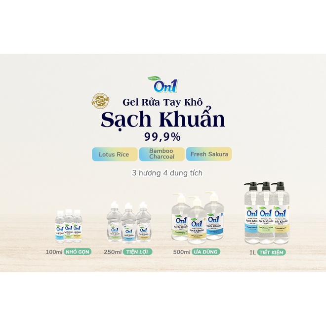 Nước rửa tay khô On1 100ml làm sạch vết bẩn tối đa và có khả năng ngăn ngừa bệnh tật - VietphukienHN | WebRaoVat - webraovat.net.vn