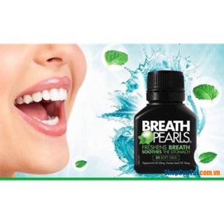 💁🏻Breath pearls - viên uống thơm miệng Úc (50 viên)