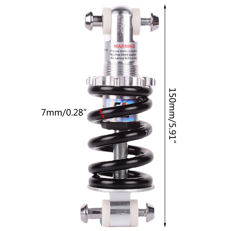 Phuộc Nhún Giảm Xóc 150mm 5.9 inch 750lbs Chuyên Dụng Cho Xe Đạp E-Bike Scooter