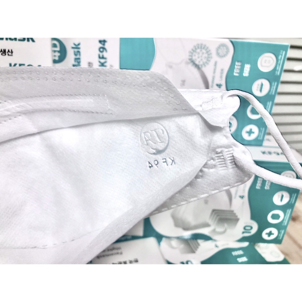 Khẩu Trang 4D KF94 Hàn Quốc Chống Bụi Mịn Và Kháng Khuẩn (Bán lẻ từ 1 cái)