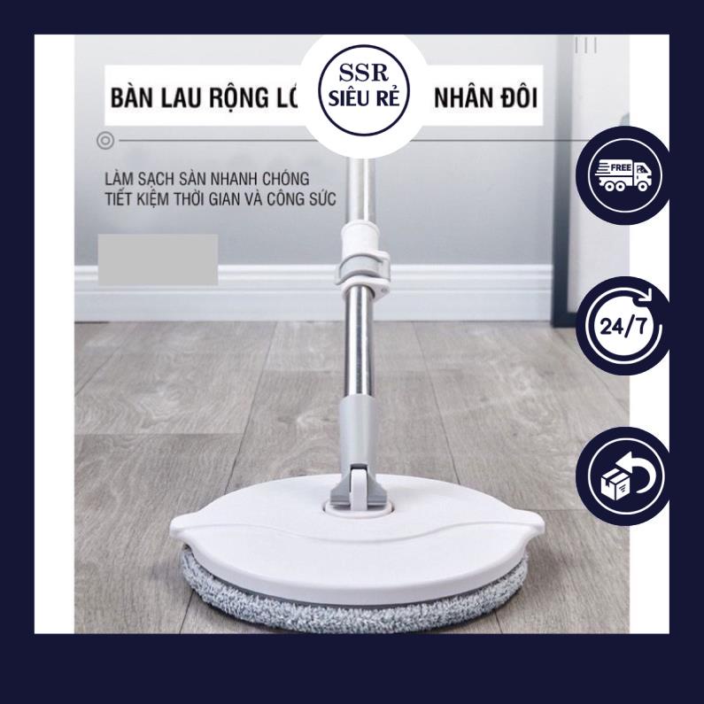 Chổi Lau Nhà K8 Hiện Đại Thông Minh Tự Tách Chất Bẩn, Tự Vắt 360 Độ Chính Hãng Tặng Bông Lau (PD195260)