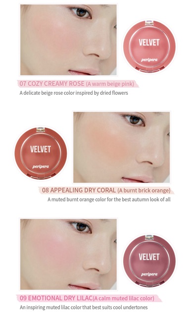 Má hồng kem Peripera Pure Blushed Velvet Cheek