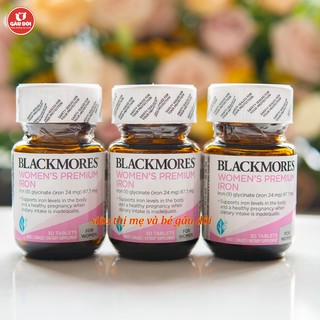 Sắt Bầu Blackmore Pregnancy iron 30 tablets Viên Úc
