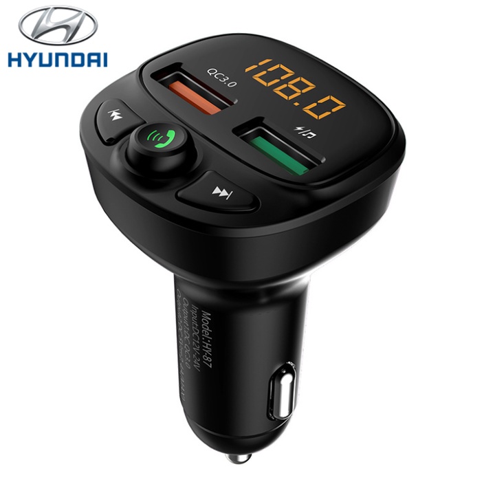 Tẩu nghe nhạc MP3 kiêm sạc nhanh Hyundai HY-87