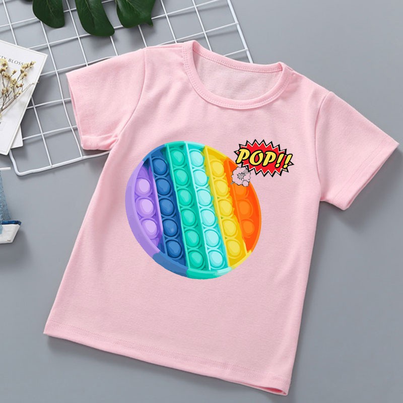 ÁO THUN POP IT POPIT UNISEX  PHÔNG NAM NỮ GIA ĐÌNH CẶP ĐÔI CÓ SIZE TRẺ EM CHO BÉ TRAI GÁI AOMIVN